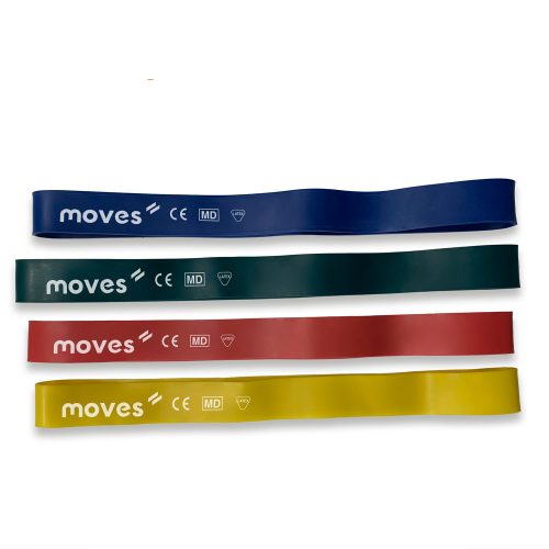 Moves Loop Set Resistance Band Loop Kit | 1-1 from Yellow - Blue Strengths