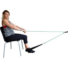   Moves knee pulley set | door hook | wooden handle | ankle strap