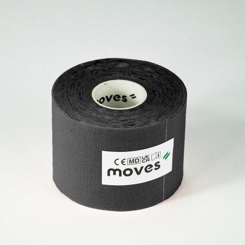 Moves kinesiology tape 5cm x 5m | black