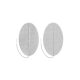 PALS 7.5x13cm self-adhesive electrode, oval, Pin, 2pcs/pouch 