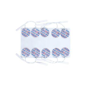   TensCare 2.5cm Round TENS Electrode Pads with Pins - 10 pcs/pack