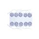 TensCare 2.5cm Round TENS Electrode Pads with Pins - 10 pcs/pack
