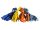 Cable set 4 colors for Globus stimulators
