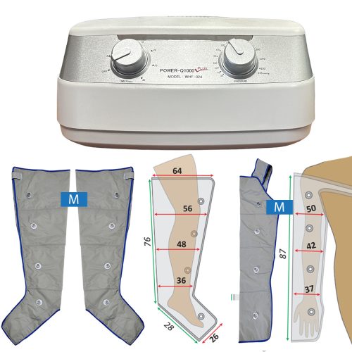 Power Q-1000 Plus Set – M-Size Leg Cuff Pair & M-Size Arm Cuff