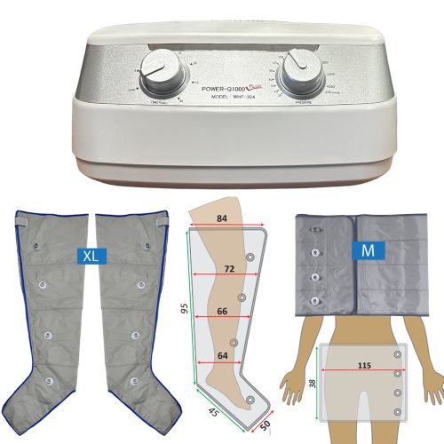 Power Q-1000 Plus Set - XL Leg Cuffs and M Waist Cuffs