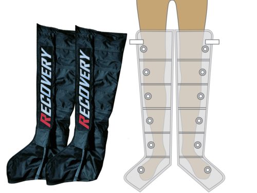 Leg Cuff Pair Size L 6-chamber Power Recovery