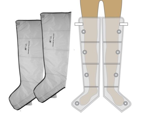 Leg Cuff Pair Size M 4-Chamber PQ-2200