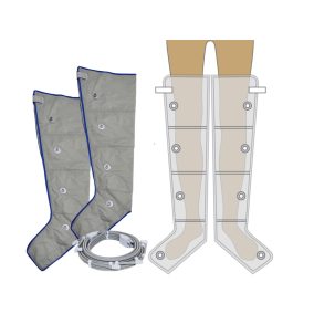 Leg Cuff Pair Size XL 4-Chamber PQ-1000 with airhose