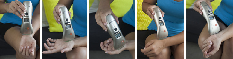 B-Cure wrist treatment points