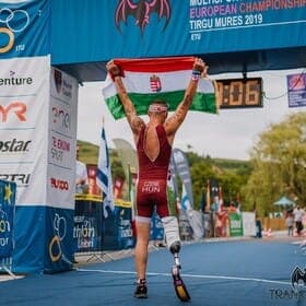 Championship title 4 months after vertebral fracture – Gábor Czene, paratriathlete