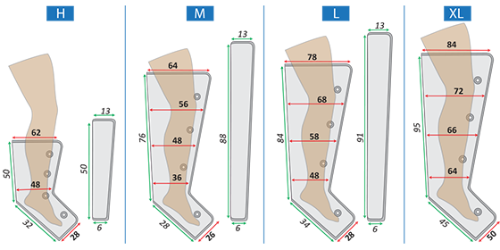 PQ-1000 Plus Premium leg cuff